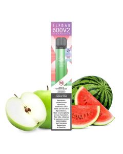 ELF BAR - USA E GETTA 600 V2 - APPLE WATERMELON 20MG NICOTINA 