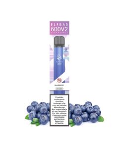 ELF BAR - USA E GETTA 600 V2 - BLUEBERRY 20MG NICOTINA 