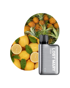 LOST MARY - KIT TOCA METAL PINEAPPLE LEMON CON POD PRECARICATA 20MG DI NICOTINA 