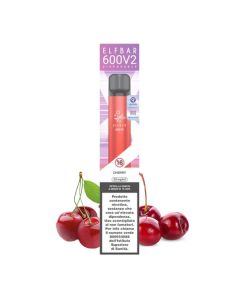 ELF BAR - USA E GETTA 600 V2 - CHERRY 20MG NICOTINA 