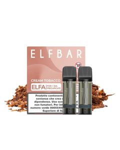 ELF BAR - POD PRECARICATA - 2PZ CREAM TOBACCO 20MG NICOTINA 