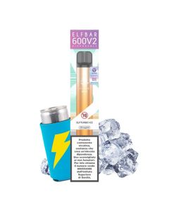 ELF BAR - USA E GETTA 600 V2 - ELFTURBO ICE 20MG NICOTINA 
