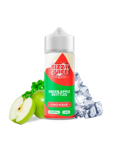 FIZZY JUICE - KING BAR GREEN APPLE SKITTLES 120ML
