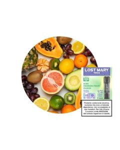 LOST MARY - TOCA POD PRECARICATA KIWI PASSION FRUIT GUAVA 20MG DI NICOTINA - 2PZ 