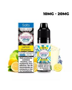 DINNER LADY - LIQUIDO 10ML LEMON SHERBETS ICE 10MG DI NICOTINA