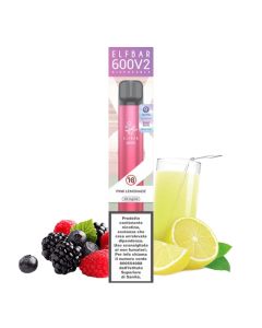 ELF BAR - USA E GETTA 600 V2 - PINK LEMONADE 20MG NICOTINA 