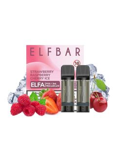 ELF BAR - POD PRECARICATA - 2PZ STRAWBERRY RASPBERRY CHERRY 20MG NICOTINA 