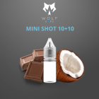 WOLF VAPE - CIOCCOLATO E COCCO - MINI SHOT 10+10
