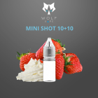 WOLF VAPE - PANNA E FRAGOLA - MINI SHOT 10+10